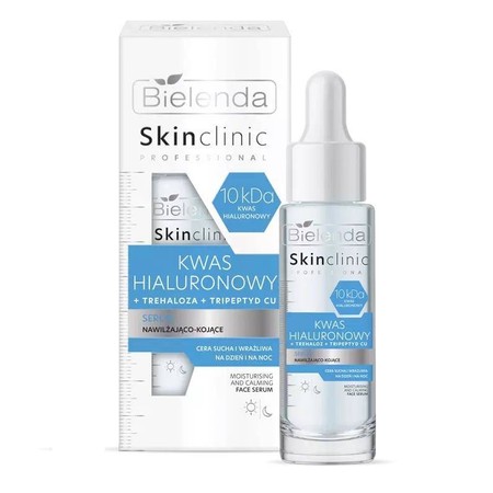 Skin Clinic Professional Kwas Hialuronowy serum nawilżająco-kojące 30ml