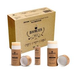 Zestaw #5 kosmetyków dla mężczyzn dezodorant w sztyfcie 65ml + pomada stylizująca do włosów 65ml + balsam do ust SPF15 8.3g
