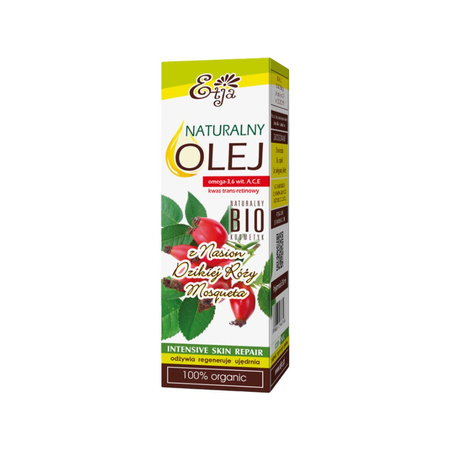Etja, BIO Naturalny olej z nasion dzikiej róży piżmowej (omega-3,6 oraz witaminy A,C,E), 50 ml