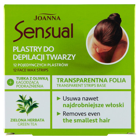 Joanna Sensual plastry do depilacji twarzy 12szt