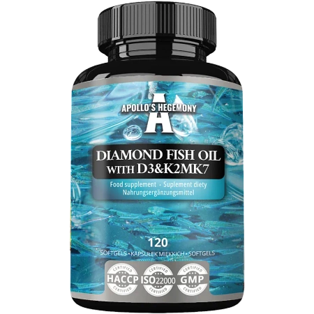APOLLO'S HEGEMONY Diamond Fish Oil D3K2 120 kaps.