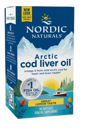 Nordic Naturals Arctic Cod Liver Oil 90 Kaps.