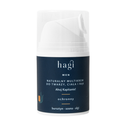 Hagi Men - Naturalny multikrem do twarzy, ciała i rąk Ahoj Kapitanie 50ml