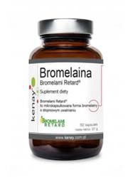 KENAY Bromelaina Bromelami Retard na wsparcie trawienia i prawidłowego funkcjonowania przewodu pokarmowego 60 kaps.