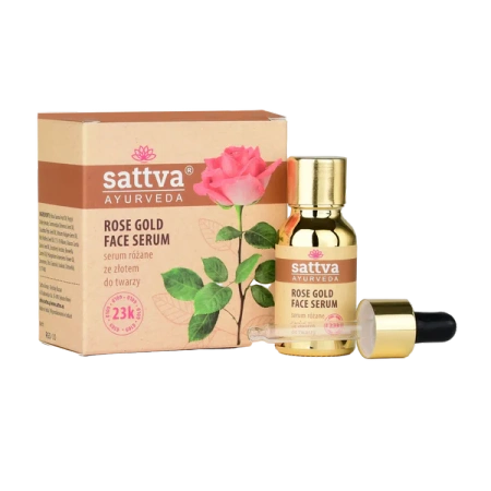 Sattva - Rose Gold Serum różane ze złotem do twarzy 15ml