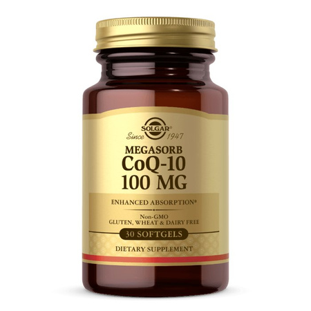 Solgar Megasorb CoQ-10 - Koenzym Q10 100 mg - 30 kaps.