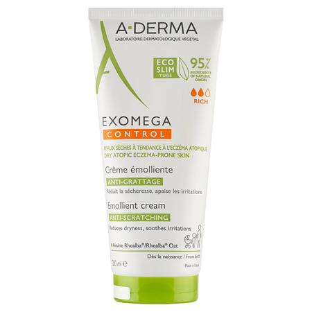 A-Derma Exomega Control Krem emolient przeciw drapaniu 200 ml