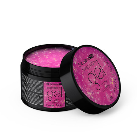 Thixotropy Gel With Effect żel budujący Mermaid Foil #1 15g