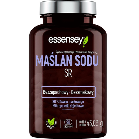 ESSENSEY MAŚLAN SODU SR na wsparcie układu pokarmowego 90 kaps.