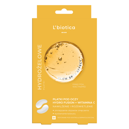 L'biotica Hydrożelowe płatki pod oczy z Witaminą C 1 para
