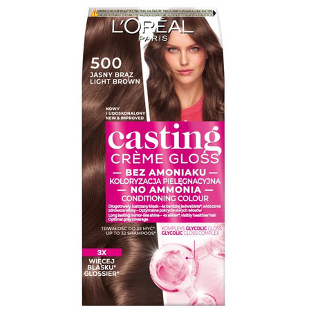 Casting Creme Gloss farba do włosów 500 Jasny Brąz