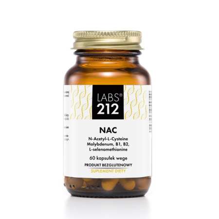 Labs212 NAC - N-Acetylo-L-Cysteina 300 mg  - 60 kaps.