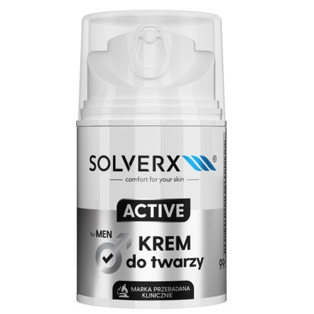 SOLVERX Active Men Krem do twarzy 50ml