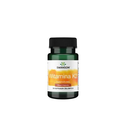 Swanson Witamina K2 Naturalna 100 Mcg 30 K