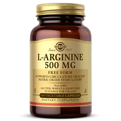 L-Arginine Free Form 500 mg (100 kaps.)