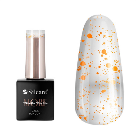 maniMORE DOT top coat do paznokci Orange 10g