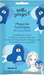 Selfie Project, Maska Nawilżająca na Tkaninie #LuckySeal, 15 ml.