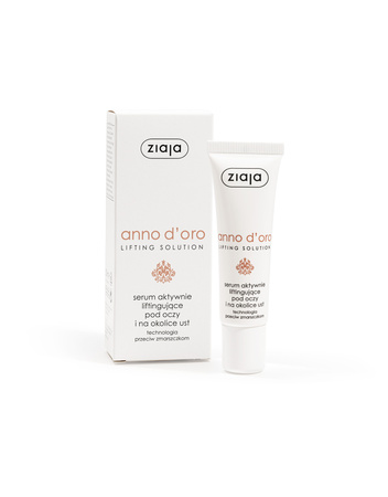 Ziaja, Anno D'oro Lifting Solution 40+ serum aktywnie liftingujące pod oczy i na okolice ust 30ml