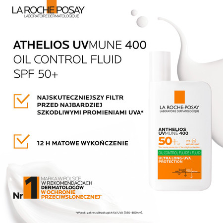 La Roche Posay Anthelios Uv Mune Fluid Oil Control  SPF50+ 50ml