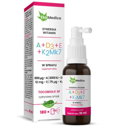 EkaMedica Witaminy A+D3+E+K2Mk7 spray 30 ml