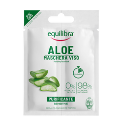 Equilibra Aloesowa oczyszczająca maseczka do twarzy 2 x 7,5ml