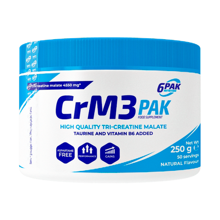 6PAK CrM3 PAK Jabłczan Kreatyny 250 g