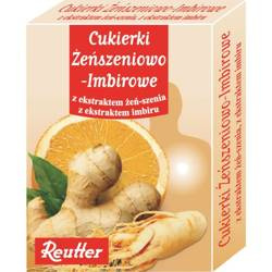 Reutter − Cukierki żeńszeniowo-imbirowe − 50 g