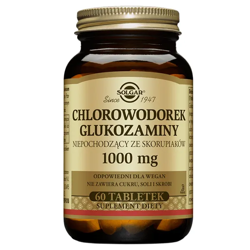 Solgar Chlorowodorek Glukozaminy 1000mg na stawy i kości 60 tabl.