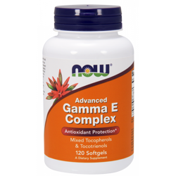 Gamma E Complex - Witamina E mieszane Tokoferole i Tokotrienole (120 kaps.)