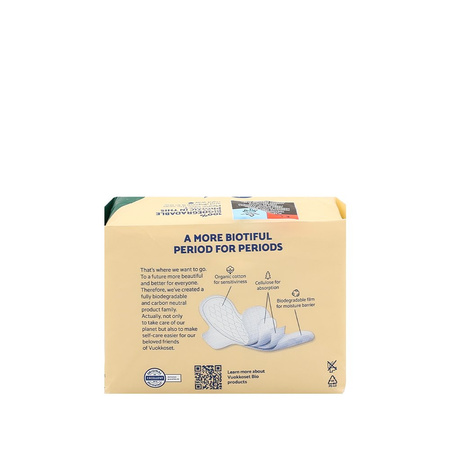 Vuokkoset, BIO, NIGHT WINGS, Podpaski ze skrzydełkami na noc, 9 szt.