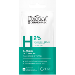 L'biotica Dermomask głęboko odżywcza maska z witaminą H 8ml
