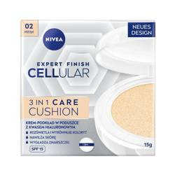 Expert Finish Cellular 3in1 Care Cushion krem-podkład w poduszce SPF15 02 Medium 15ml