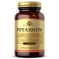 Solgar Potassium 99 mg Potas 100 tabl.