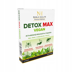 Noble Health Detox Max Vegan 21 kaps.