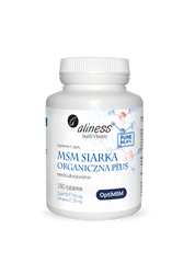 Aliness OptiMSM® siarka Organiczna PLUS x 180 tabl.