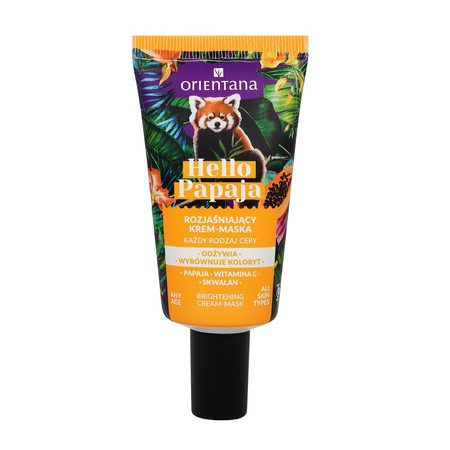 Orientana Hello Papaya Rozjaśniający krem-maska Witamina C Skwalan 40ml