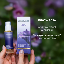 Uzdrovisco NIGHT RENEW Serum stymulujące i przeciwzmarszczkowe na noc 30ml
