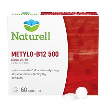 Naturell Metylo-B12 500 60 tabletek