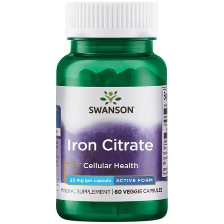 Iron Citrate 25 mg 60 kaps.