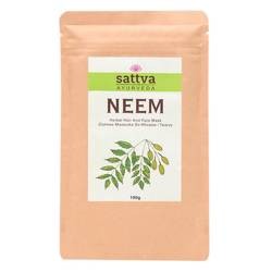 Zestaw 2x Sattva -Ziołowa maseczka do włosów i twarzy Neem 100g