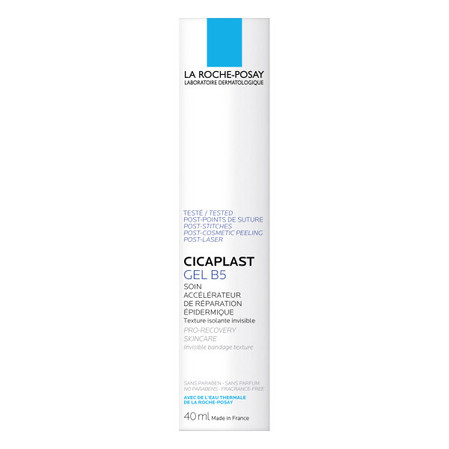 La Roche-Posay − Cicaplast Gel B5, preparat wspierający regenerację naskórka − 40 ml