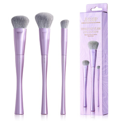 Luxury Purple Face Coverage Trio Makeup Brush zestaw pędzli do makijażu T513 3szt.