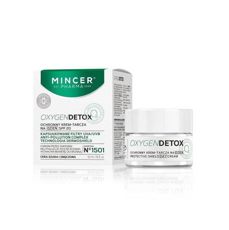 Oxygen Detox ochronny krem-tarcza na dzień SPF20 No.1501 50ml