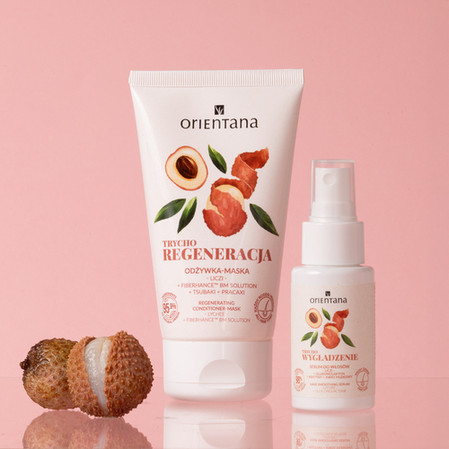 Orientana Serum Trycho Wygładzenie Liczi Glukonolakton Pektyny Kwas mlekowy 50ml