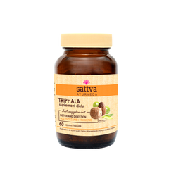 Sattva - Triphala zioła na oczyszczanie i regularność wypróżnień 60 kaps