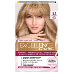 Excellence Creme farba do włosów 8.1 Jasny Popielaty Blond