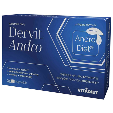 Vitadiet Dervit Andro 60 k przeciw wypadaniu wł.