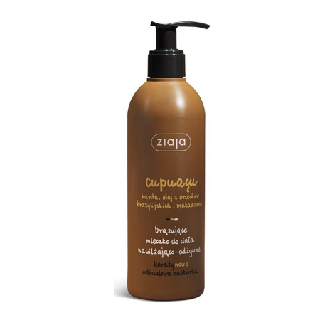 Ziaja, Cupuacu brązujące mleczko do ciała nawilżająco - odżywcze − 300 ml