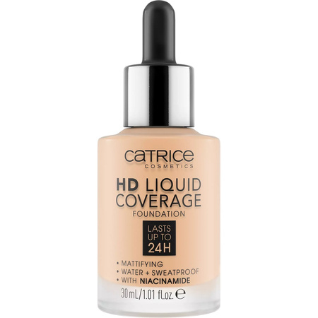 HD Liquid Coverage Foundation 24H matujący podkład do twarzy 005 Ivory Beige 30ml