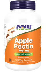 NOW FOODS Apple pectin - Pektyna jabłkowa 700 mg (120 kaps.)
